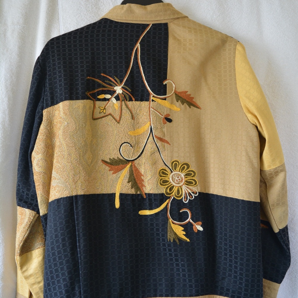 Indigo Moon Patchwork Jacket - Picture 7 of 8
